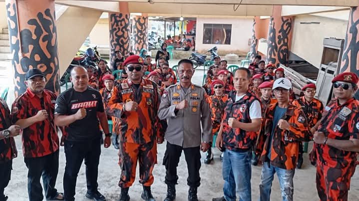 Kasatbinmas Polres Pangandaran Berikan Pembinaan kepada Pemuda Pancasila untuk Menjaga Ketertiban dan Keamanan