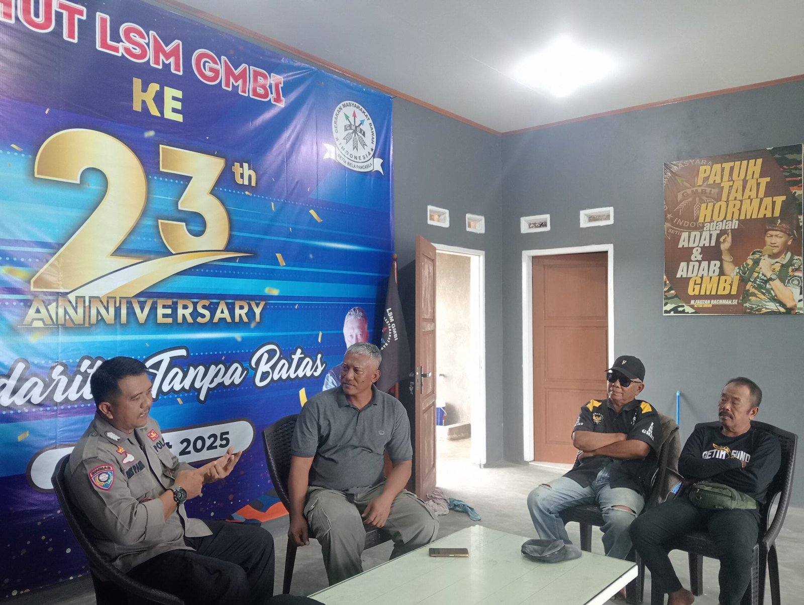 Satbinmas Polres Pangandaran Sambangi LSM GMBI, Perkuat Sinergi untuk Keamanan Wilayah
