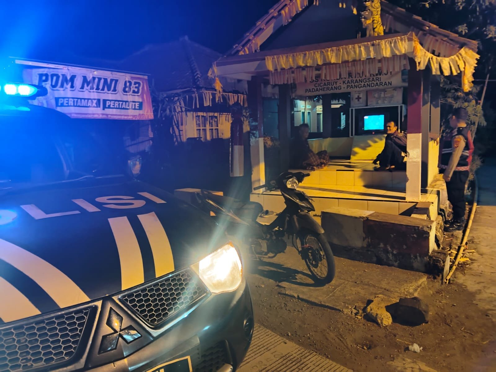 KEGIATAN PATROLI BIRU POLSEK PADAHERANG TINGKATKAN KEAMANAN WILAYAH