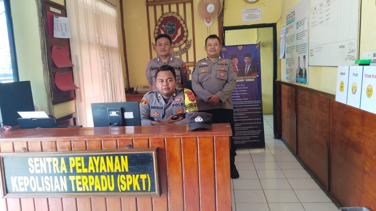 Polsek Padaherang Gelar Sispam Mako, Wujud Kesiapsiagaan dan Pelayanan Prima