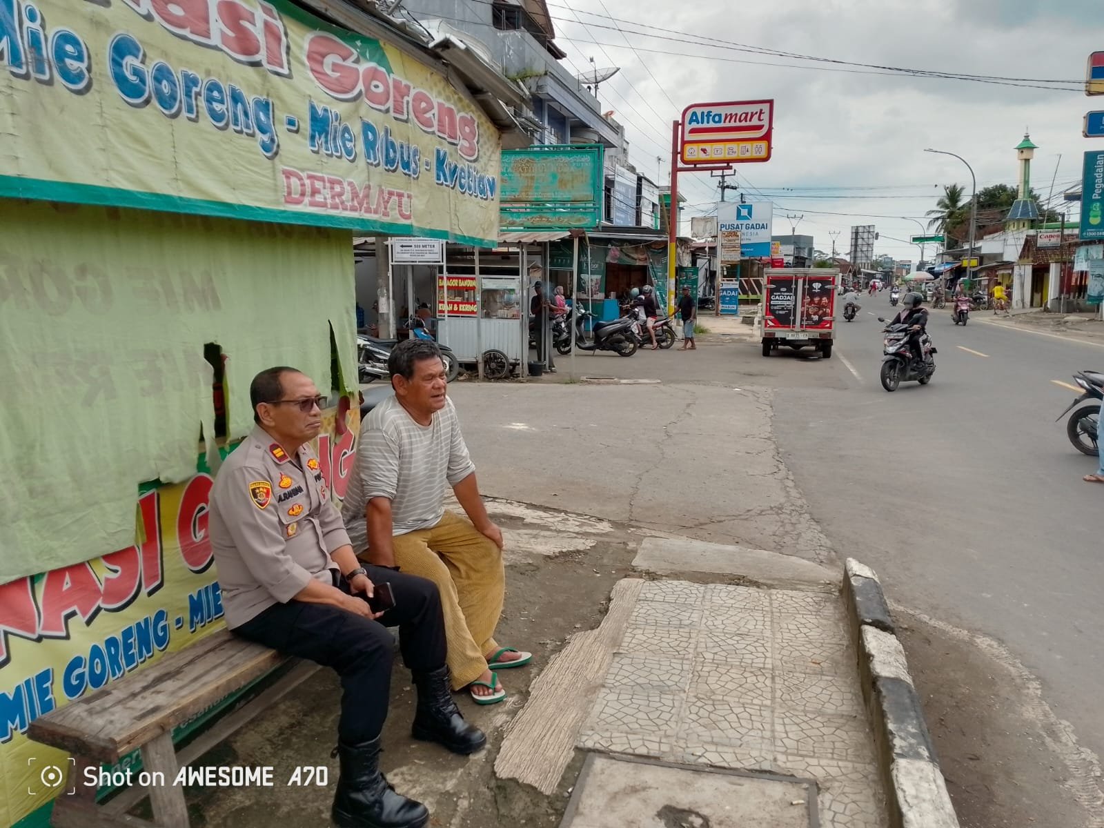 Kapolsek Padaherang Laksanakan Sambang Kamtibmas di Bulan Suci Ramadhan