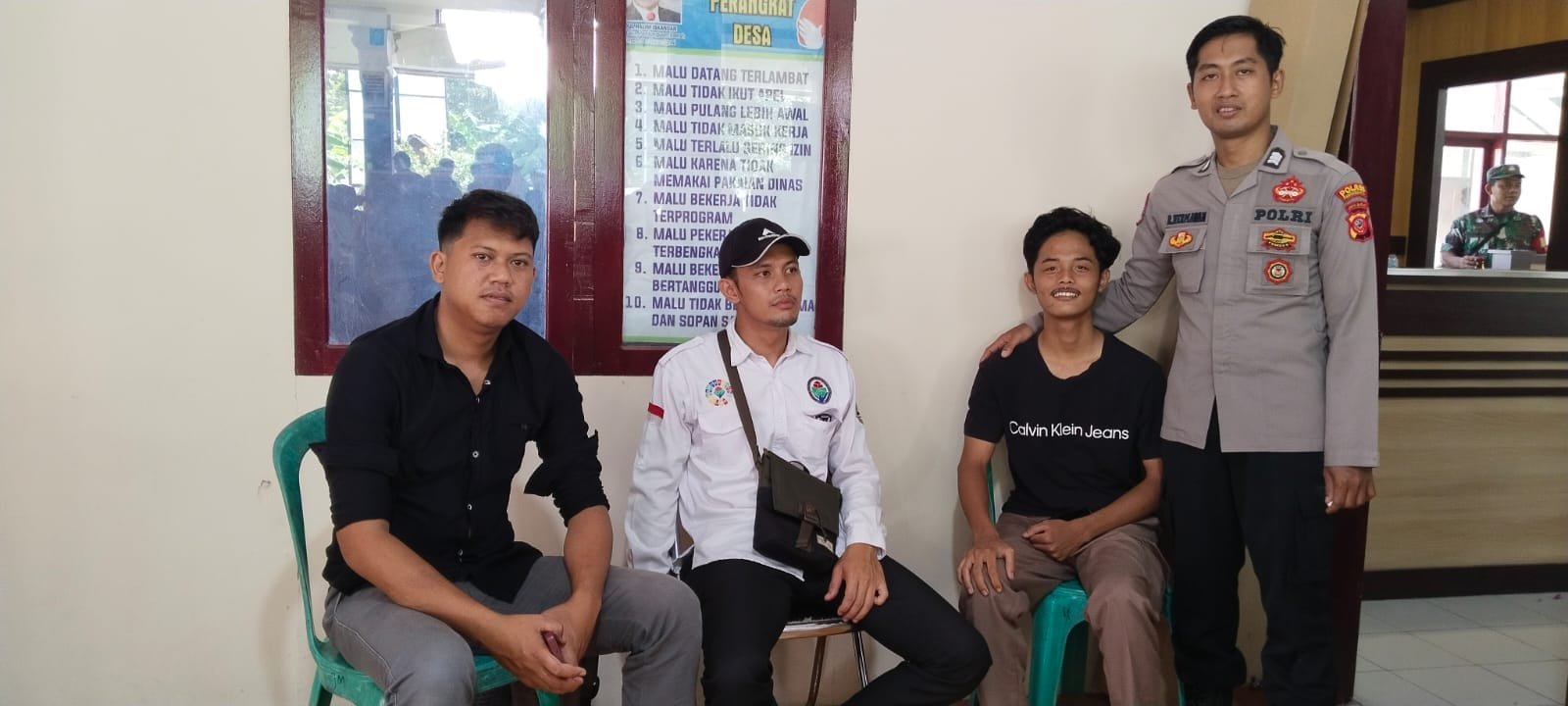 BHABINKAMTIBMAS DESA KERTAJAYA LAKSANAKAN GIAT SAMBANG UNTUK CIPTAKAN SITUASI KONDUSIF