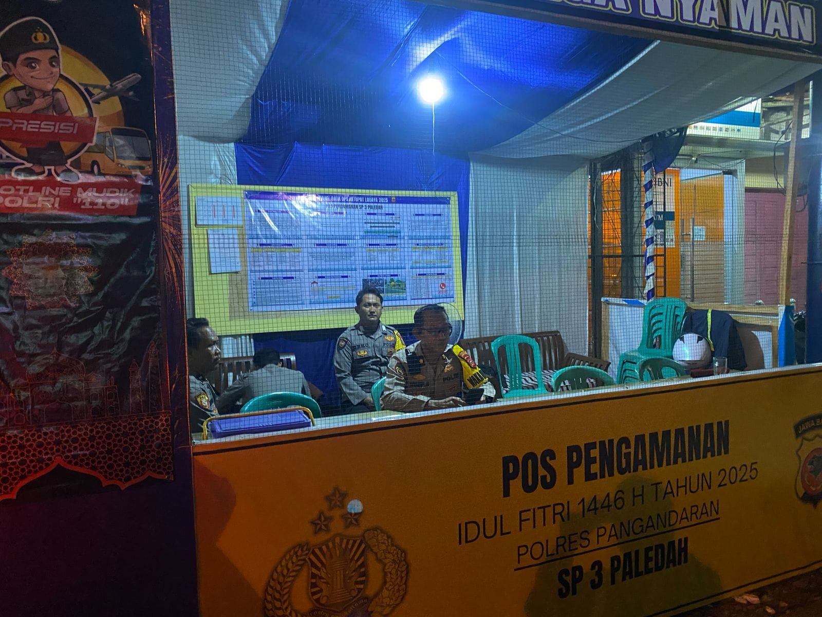 WAKAPOLRES PANGANDARAN LAKUKAN SUPERVISI PENGAMANAN OPS KETUPAT LODAYA 2025