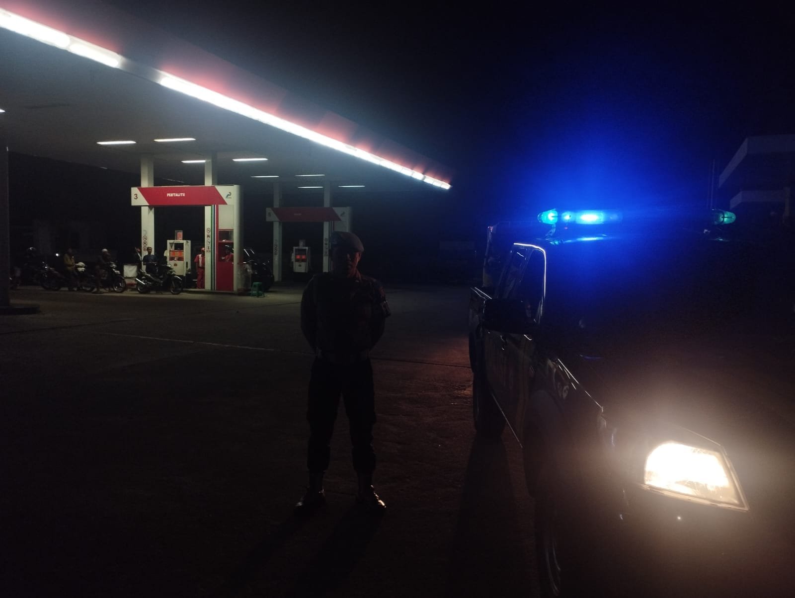Patroli Biru Polsek Padaherang Jaga Keamanan dan Ketertiban Masyarakat