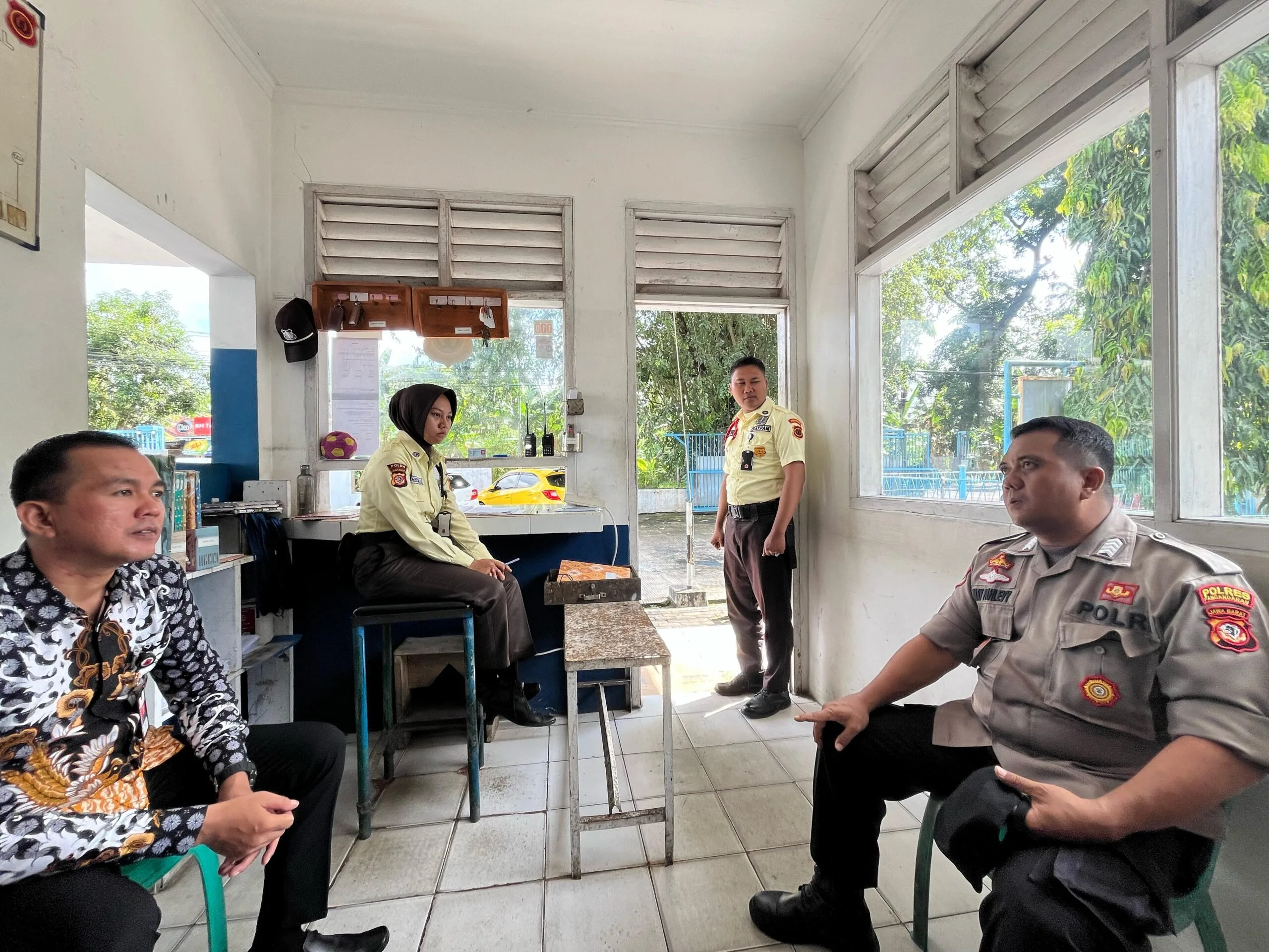 Satbinmas-Polres-Pangandaran-Lakukan-Wasdal-Satpam-Perkuat-Keamanan-di-Titik-Strategis-