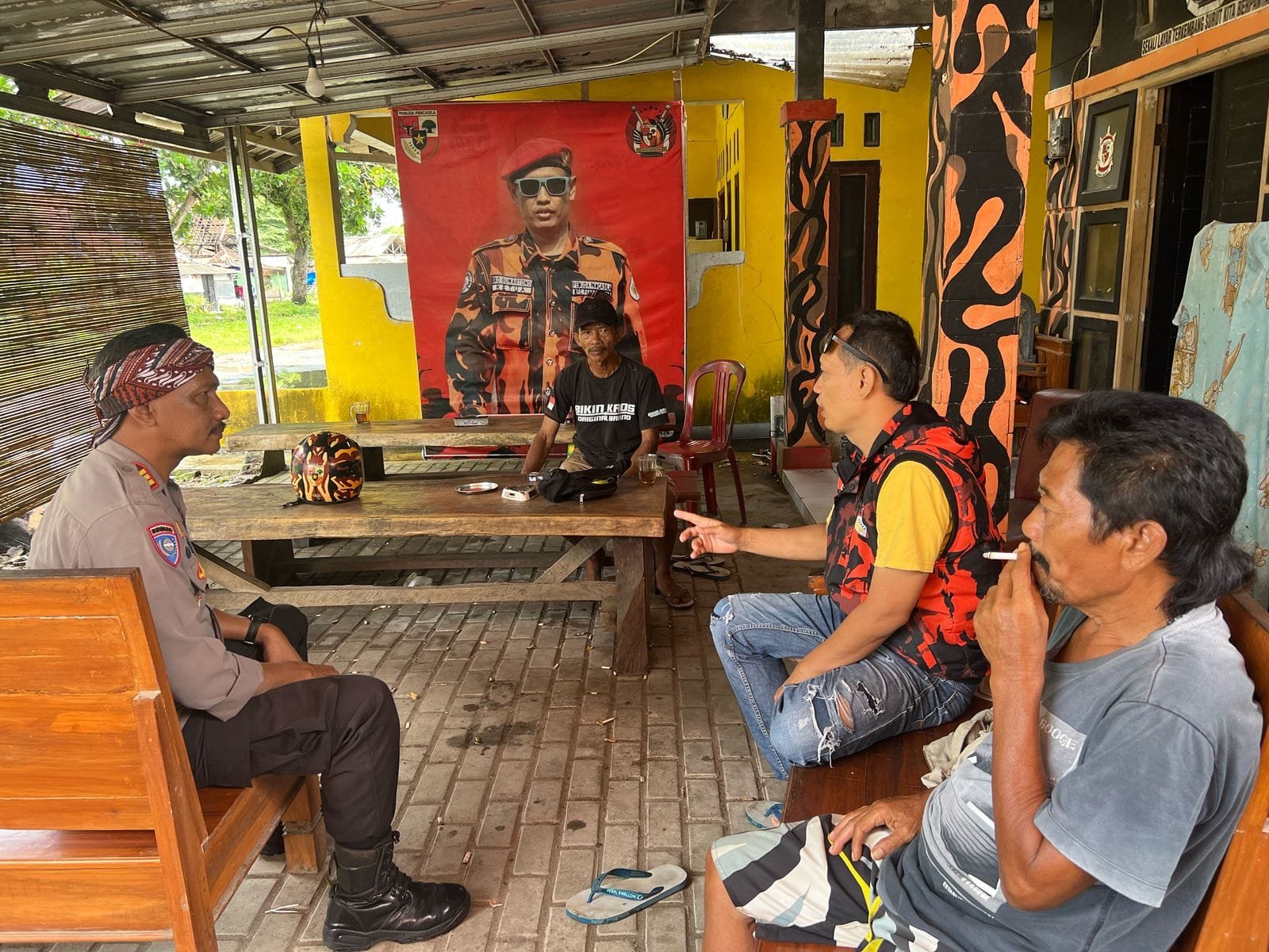 Satbinmas Polres Pangandaran Gandeng Pemuda Pancasila Kawal Rencana Alih Fungsi Pasar Wisata