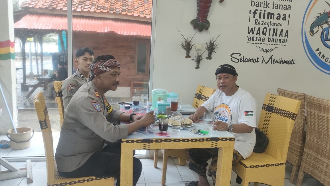 Satbinmas Polres Pangandaran Sambangi Pasar Wisata Pananjung, Respons Rencana Alih Fungsi Jadi Lahan Parkir Wisata