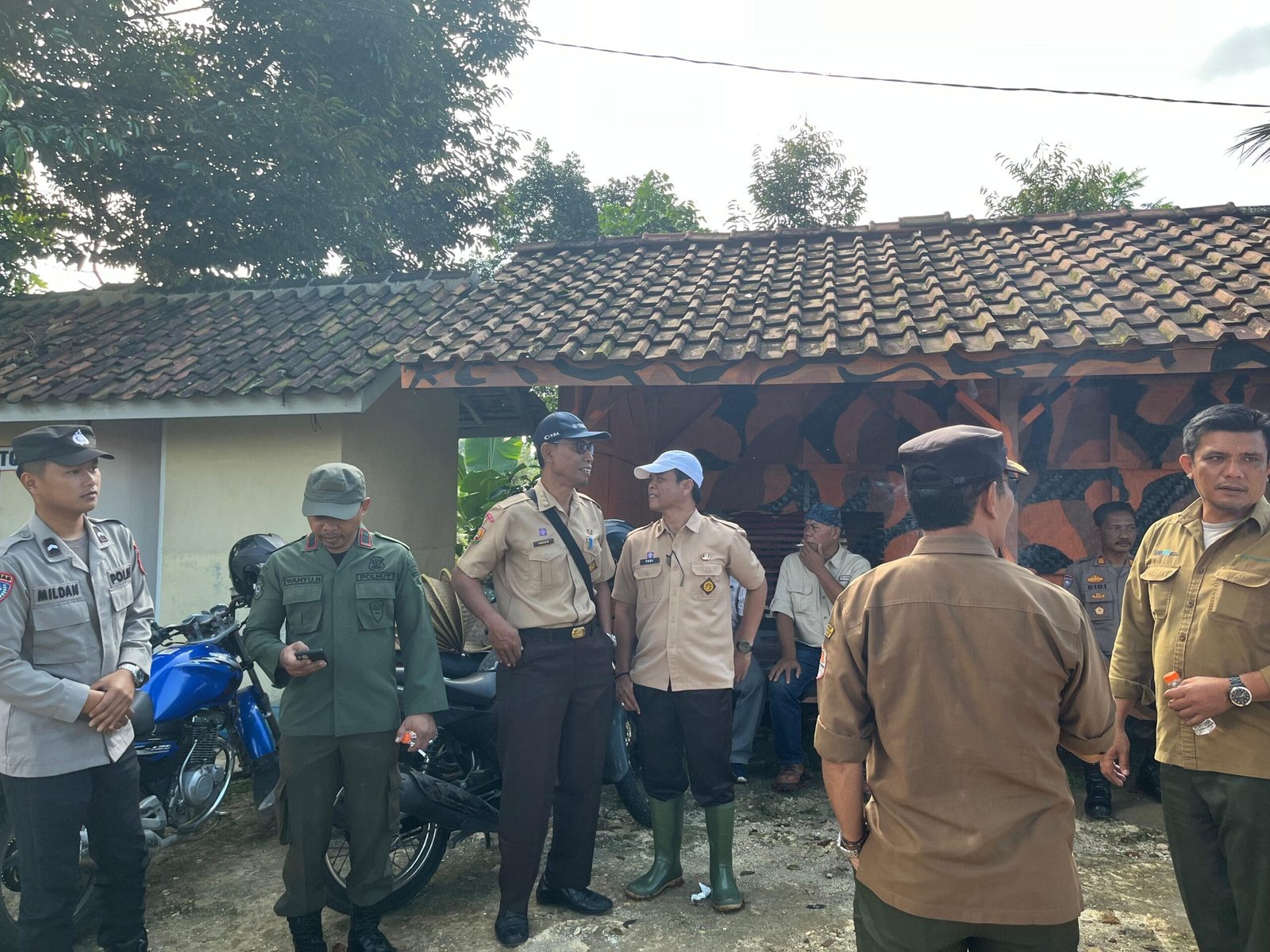 Satbinmas dan Polhut Panen Raya di Langkaplancar, Dorong Swasembada Pangan