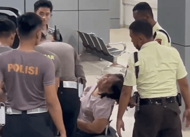 Polantas Pangandaran bantu korban laka