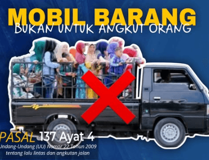 mobil barang bukan untuk angkut orang