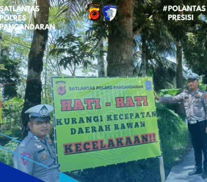 Jalur rawan kecelakaan di Pangandaran