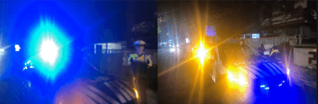 Satlantas Polres Pangandaran Gelar Patroli Blue Light