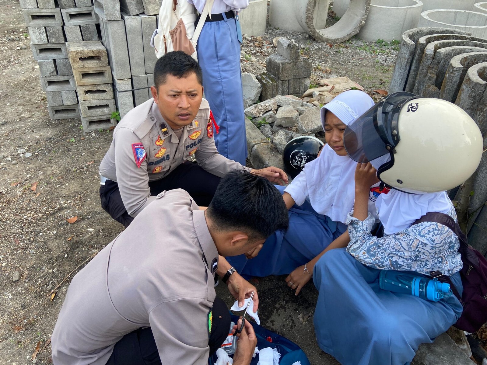 Kecelakaan pengendara di bawah umur Pangandaran