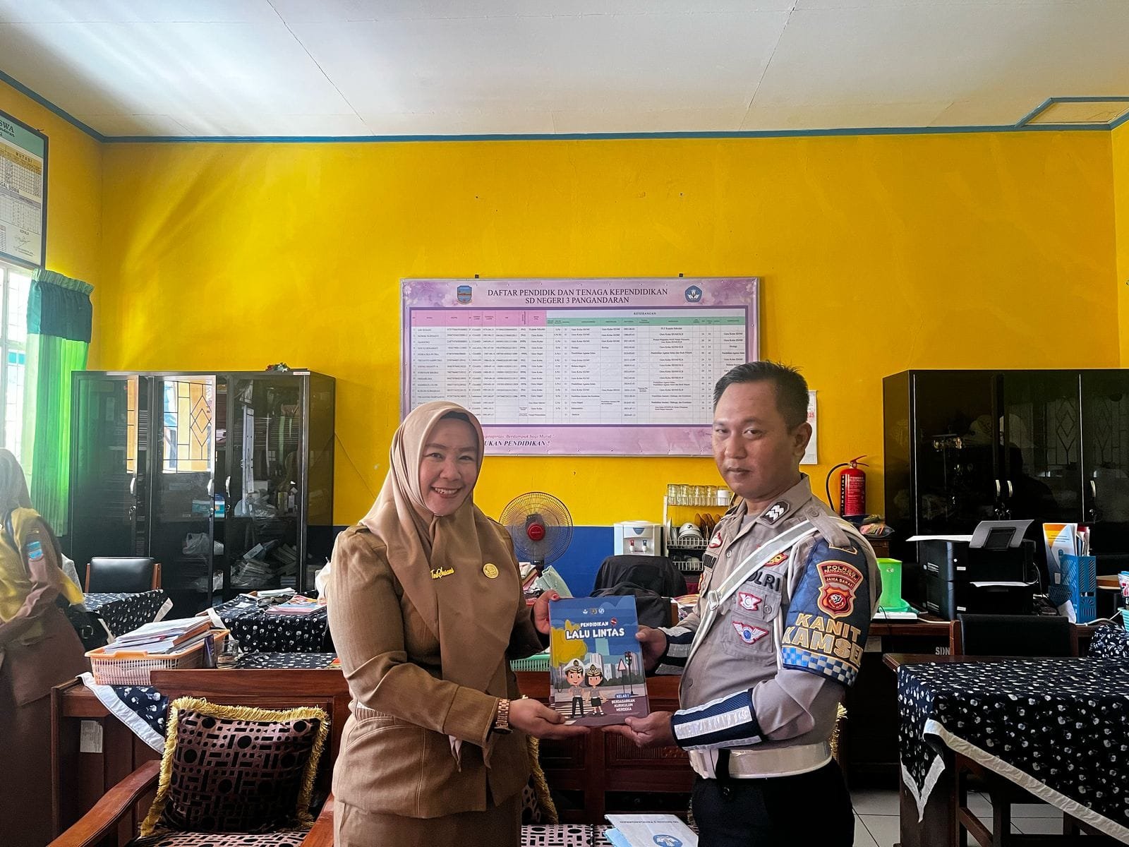 Diseminasi pendidikan lalu lintas SD SMP Satlantas Pangandaran