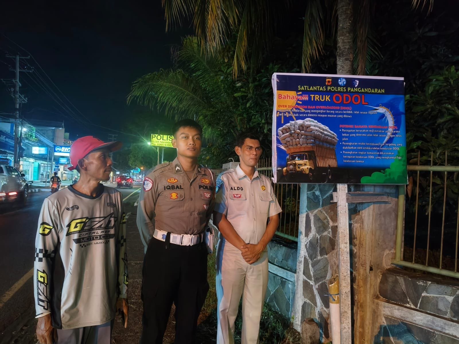 Banner himbauan truk ODOL