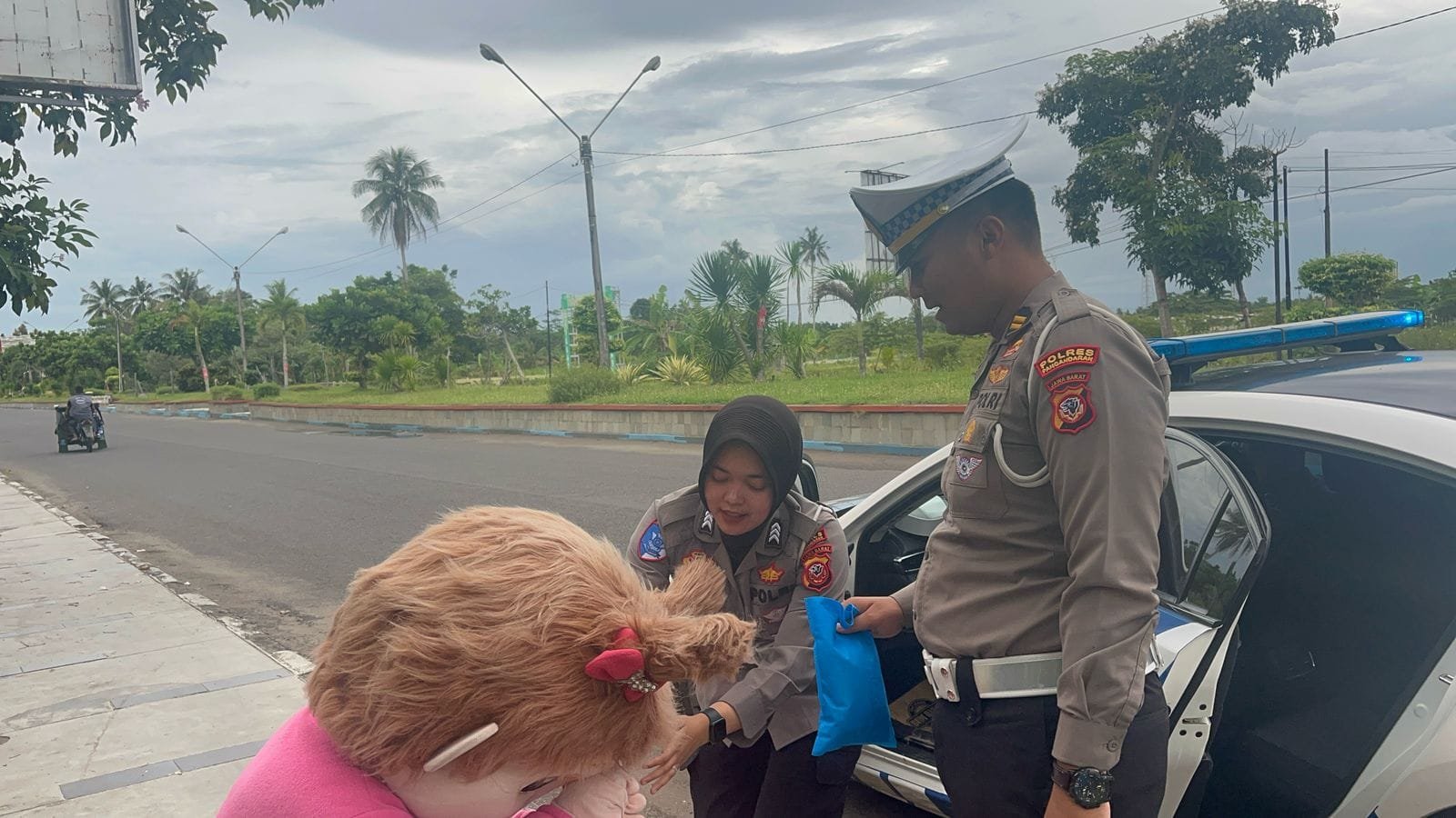 Aksi sosial Polres Pangandaran