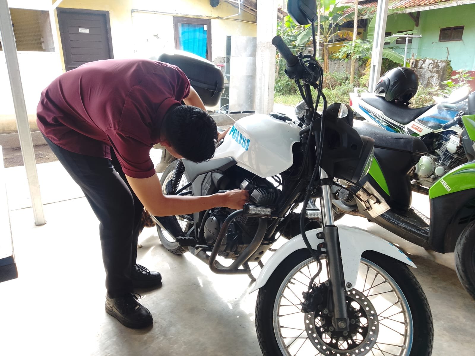 pengecekan kendaraan uji SIM