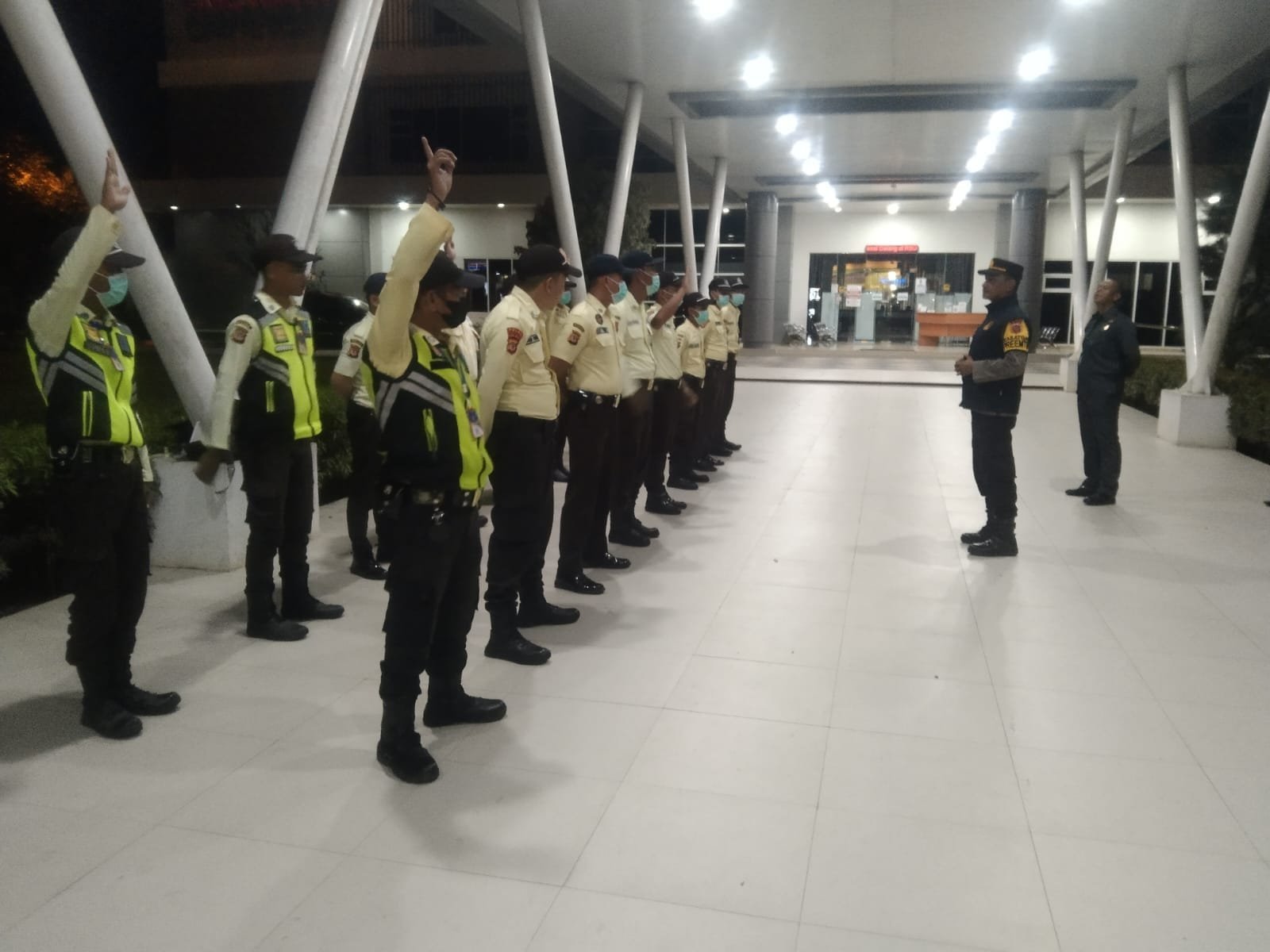 apel-satpam-rsud-pandega-polres-pangandaran