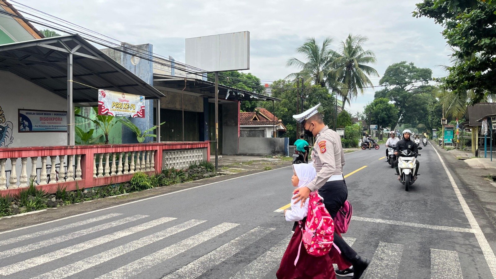 Briptu Vessa Satlantas Pangandaran