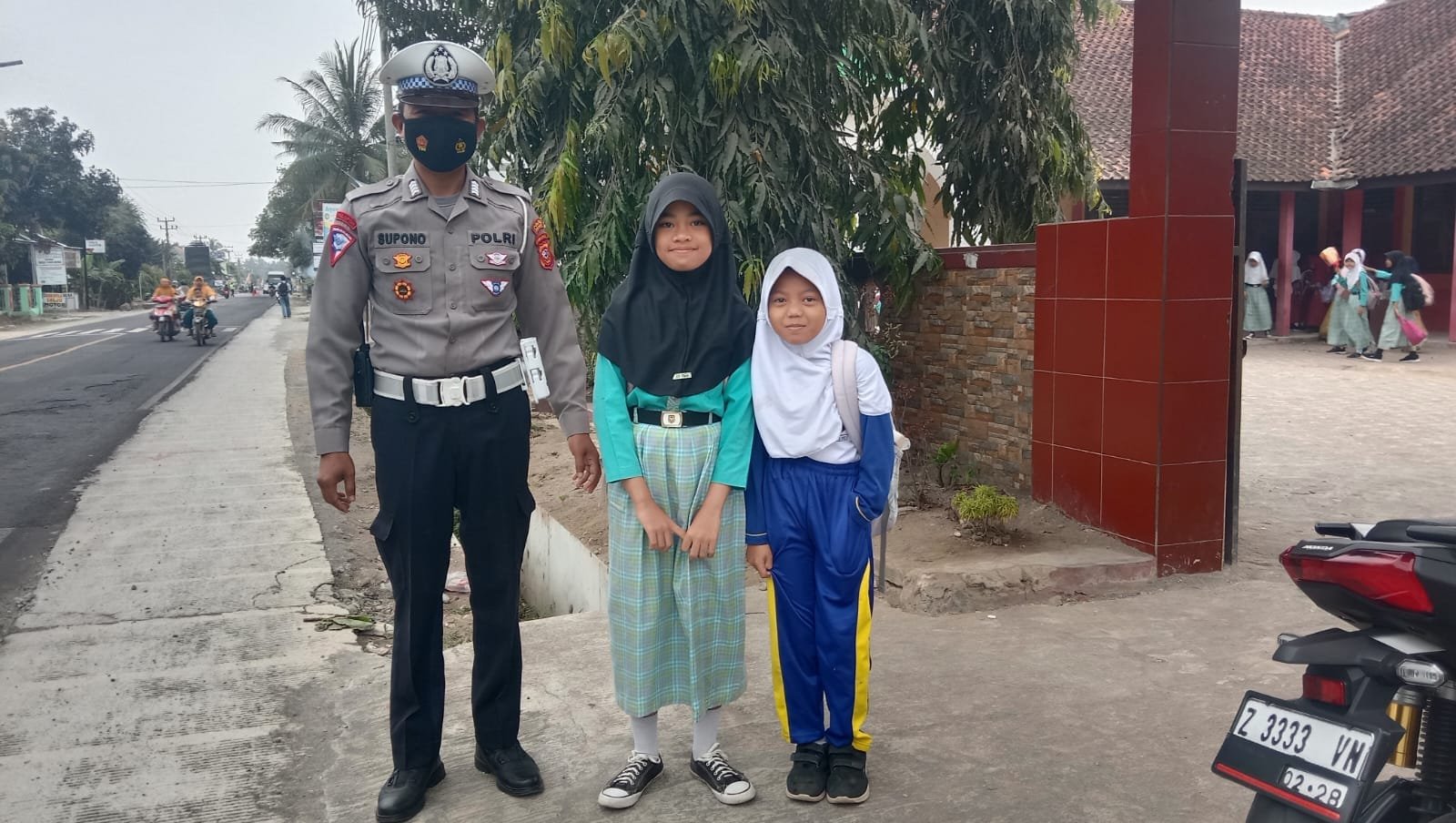 Bripka Supono Satlantas Pangandaran