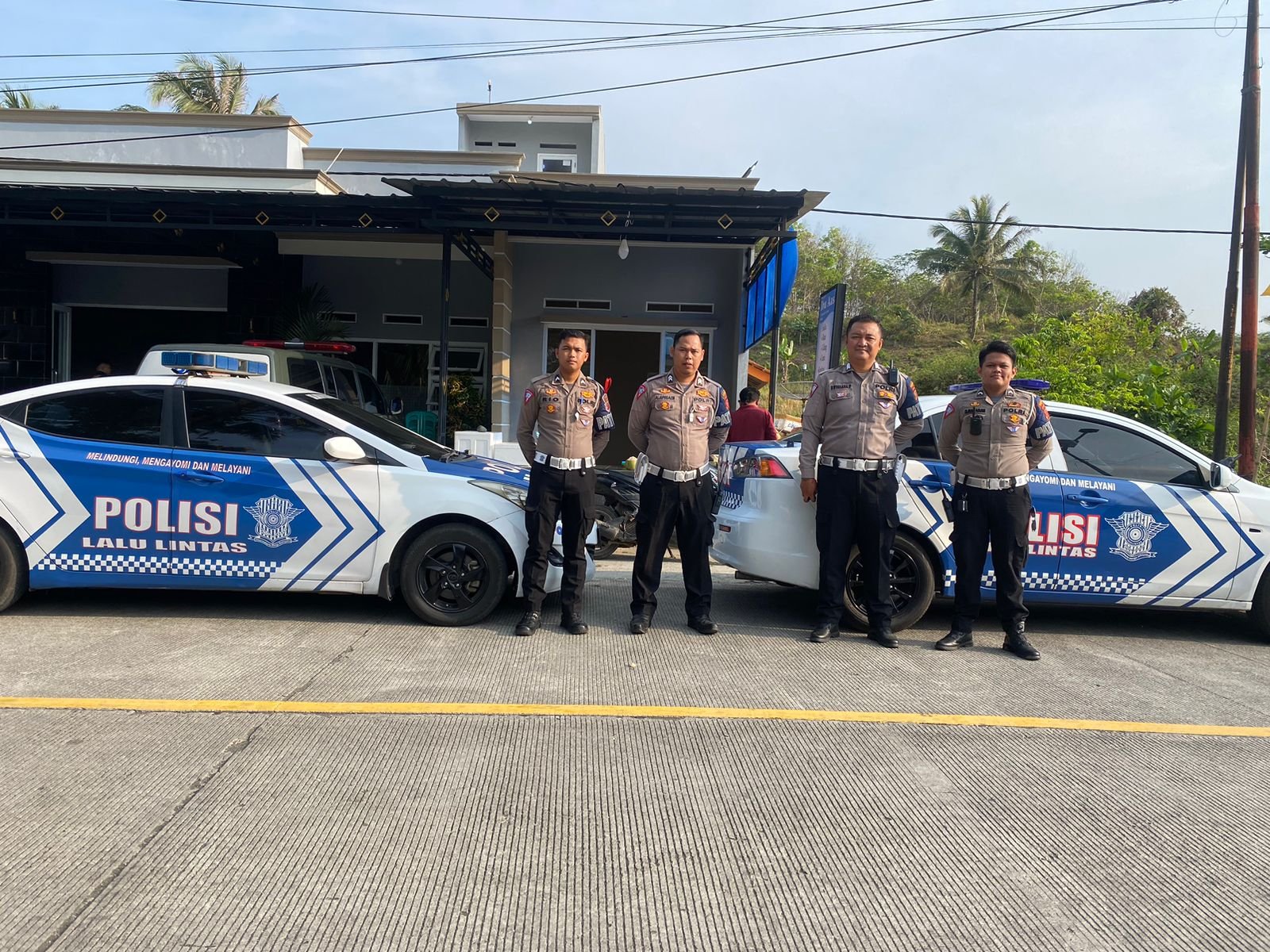 Sinergi Satlantas Pangandaran dan Ciamis