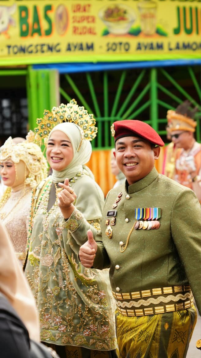 Kapolres Pangandaran Tampil dalam Baju Adat Makassar di Pangandaranval Nature 13, Tuai Apresiasi Masyarakat