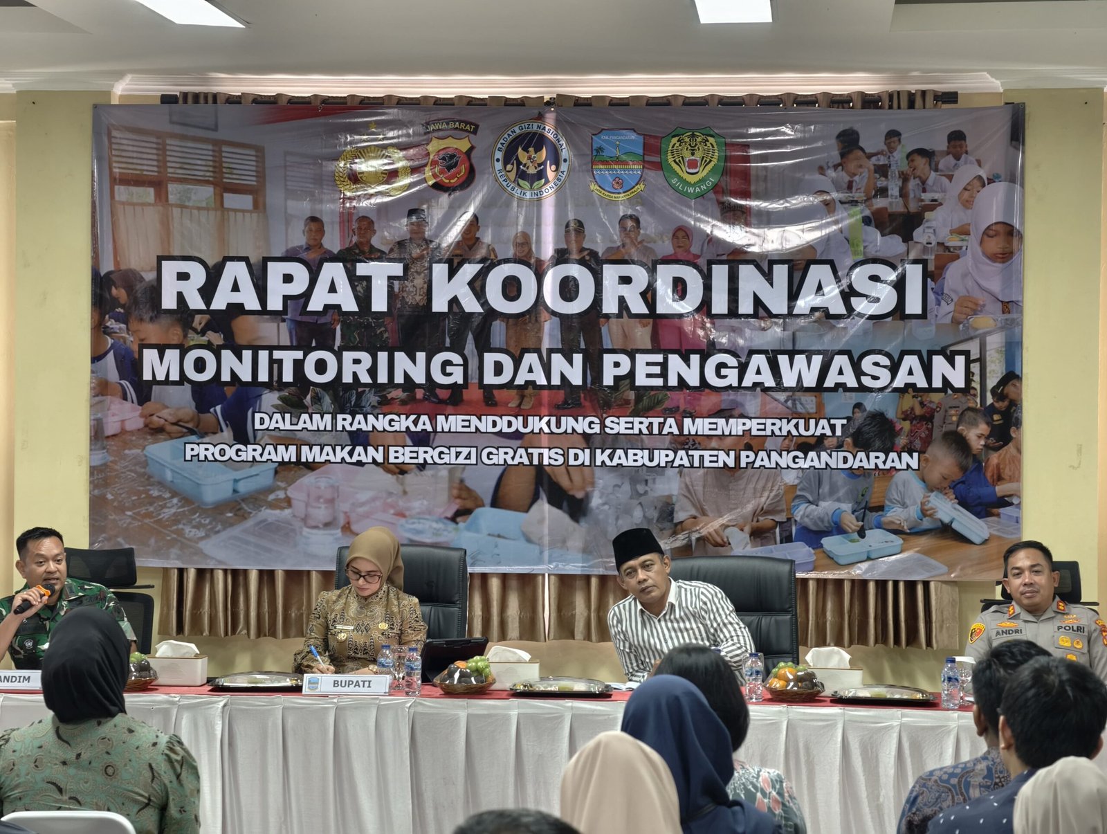 Kapolres Pangandaran Inisiasi Rakor Cegah Kasus Keracunan Program MBG