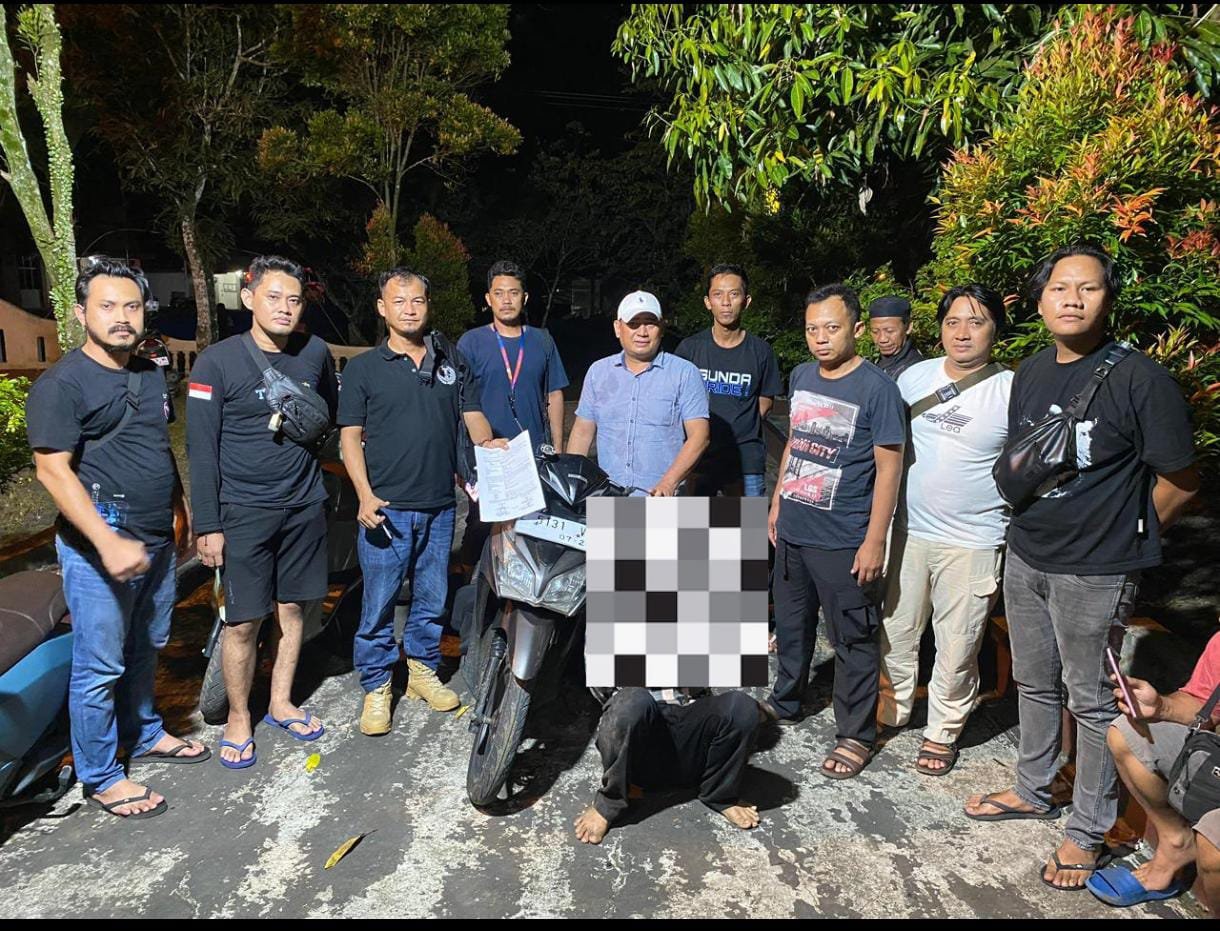 Polres Pangandaran Tangkap Pelaku Pencurian Motor Kurang dari Dua Jam Setelah Kejadian