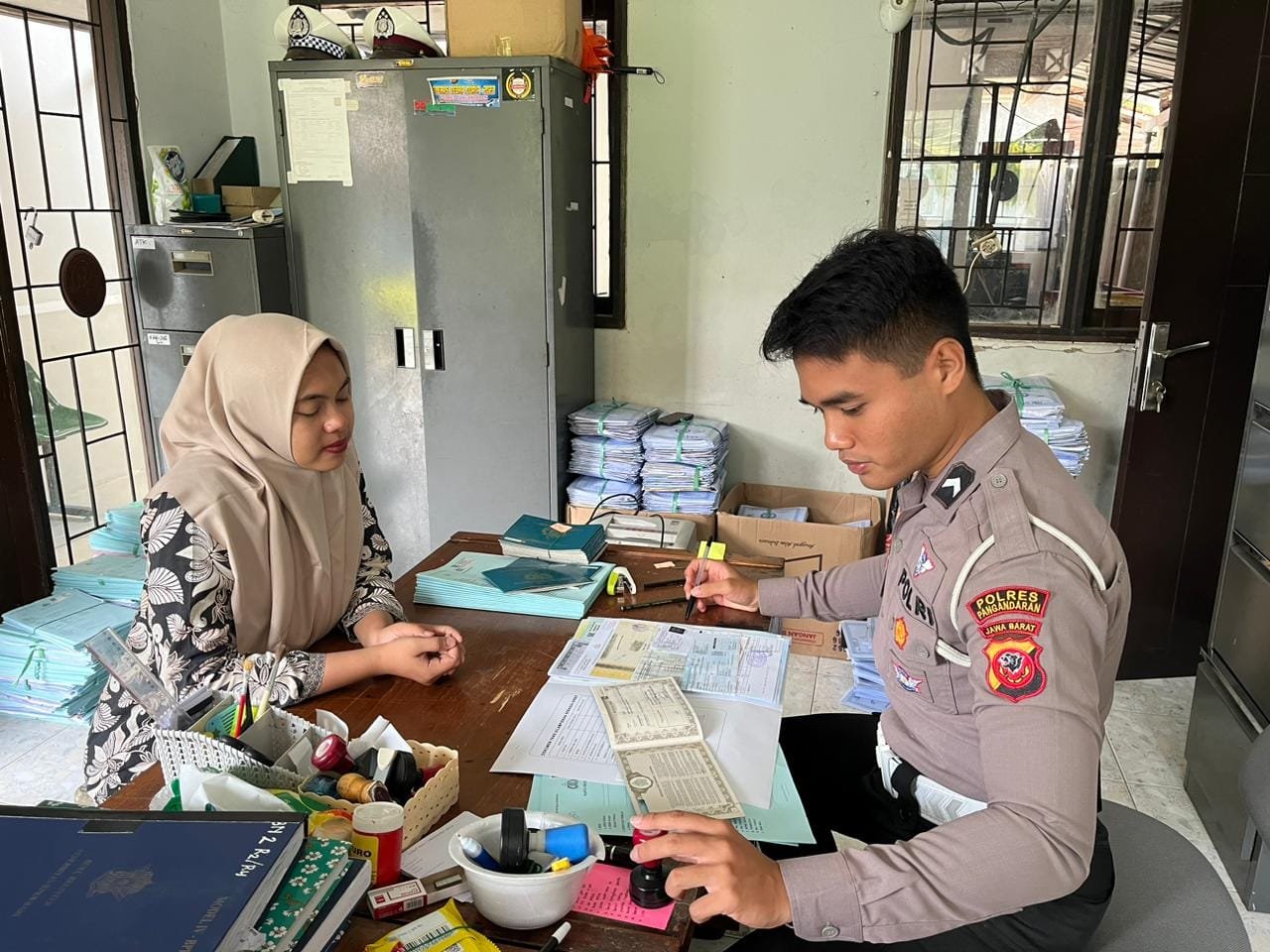 POLANTAS MENYAPA MASYARAKAT TENTANG PERSYARATAN BALIK NAMA KENDARAAN