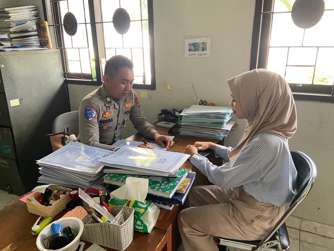 POLANTAS MENYAPA MASYARAKAT TENTANG PERSYARATAN BALIK NAMA KENDARAAN