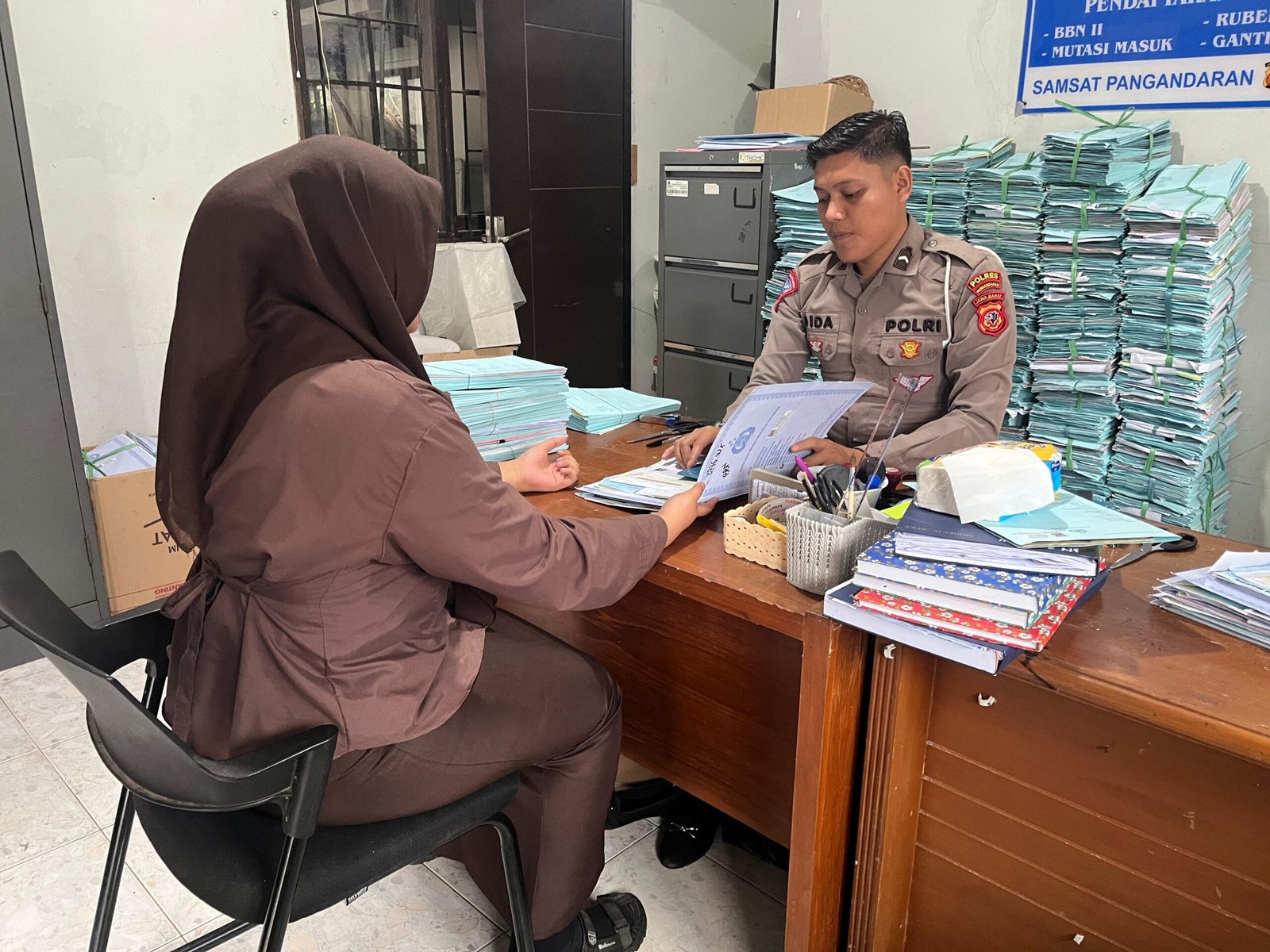 POLANTAS MENYAPA MASYARAKAT TENTANG PERSYARATAN BALIK NAMA KENDARAAN