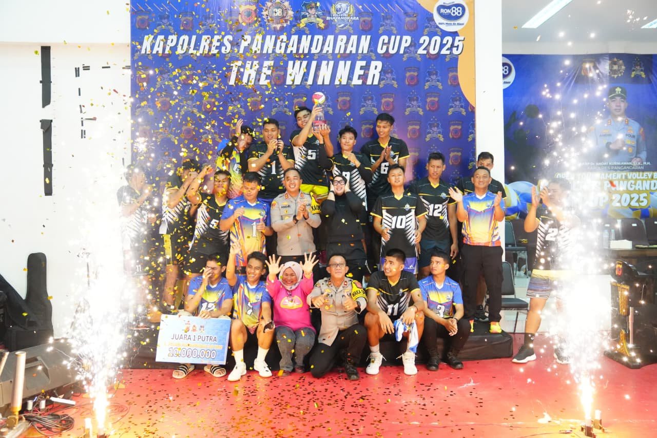 Tuan Rumah Juara, Tim Polres Pangandaran Sabet Gelar Kapolres Pangandaran Cup 2025