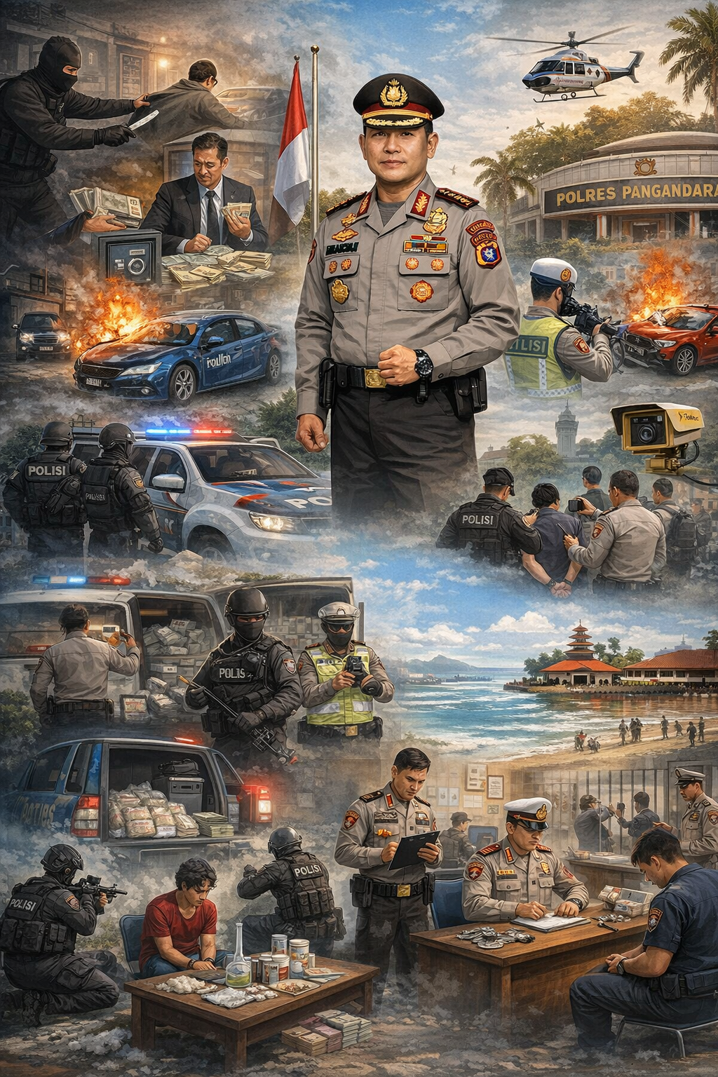 Kinerja Polres Pangandaran Tahun 2025, Ungkap Capaian Kinerja dan Situasi Kamtibmas