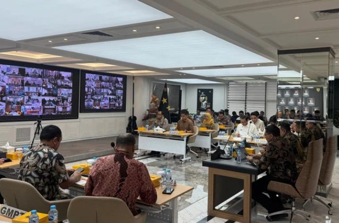 Rakor Ketahanan Pangan Berlangsung di Mabes Polri.