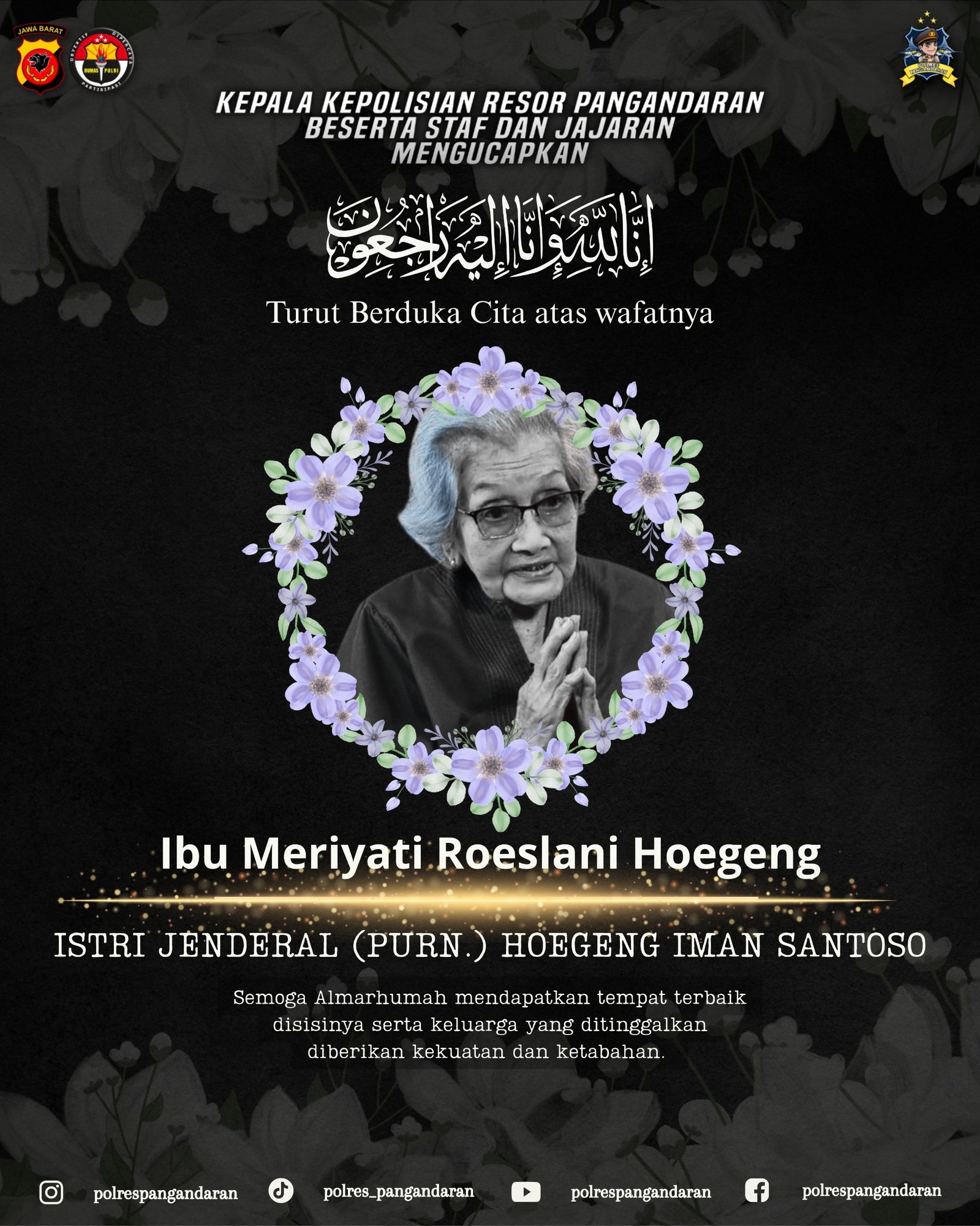 Meriyati Hoegeng, Sosok Istri Pejuang Integritas yang Patut Dikenang oleh Polri