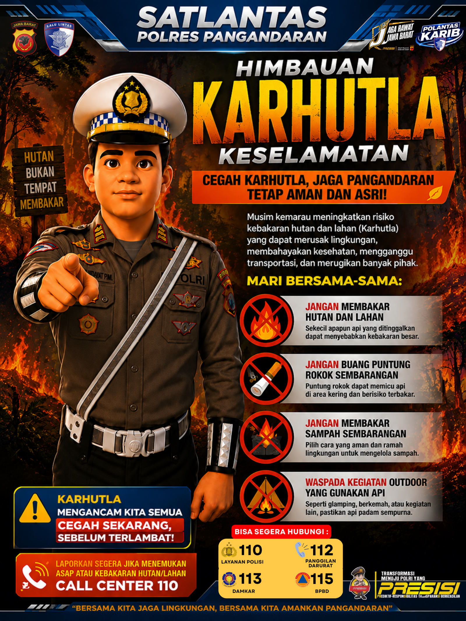 JAGA PANGANDARAN TETAP AMAN DAN ASRI