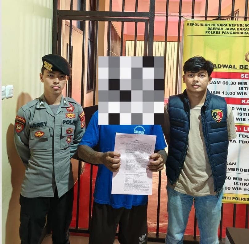 Dua Pemuda Kembar Ditahan Polisi Usai Diamankan Warga Saat Diduga Curi Pompa Air