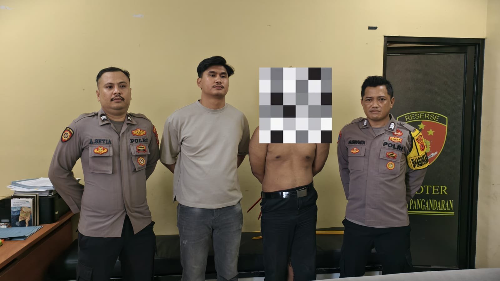 Polsek Cimerak Amankan Terduga Pelaku Pencurian Perhiasan Emas di Legokjawa